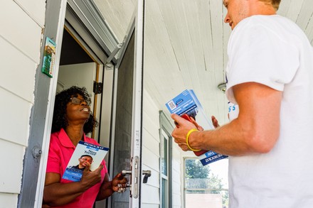 Nina Turner campaigns in Akron, US - 02 Aug 2021