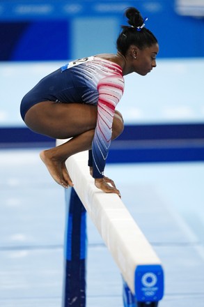 Simone Biles Womens Balance Beam Final Editorial Stock Photo - Stock ...