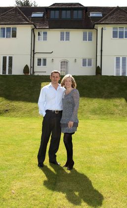 Author Kevin Lewis and his wife Jackie at home in Woldingham, Surrey, Britain - 17 May 2010
