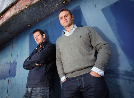 Nick Moran and Kevin Lewis on location of their latest film 'The Kid' in Croydon, London, Britain - 07 Sep 2010