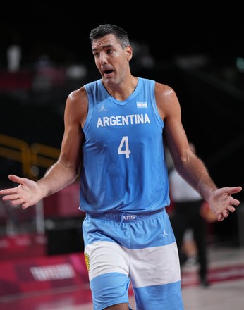 Luis Scola Argentina Reacts During Mens Editorial Stock Photo - Stock ...