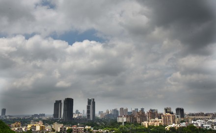View Gurugram Skyline Cloud Cover On Editorial Stock Photo - Stock ...