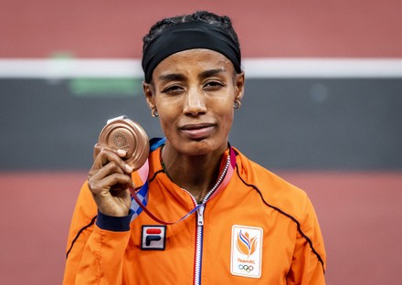 Sifan Hassan Her Bronze Medal After Editorial Stock Photo - Stock Image ...