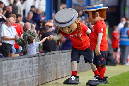 Luton Town Mascots Meet Fans During Editorial Stock Photo - Stock Image ...