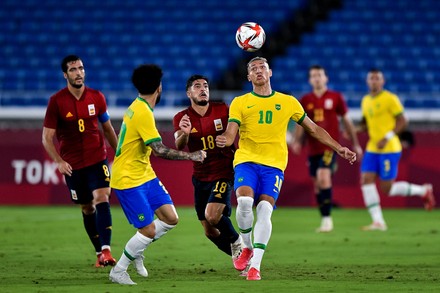 Tokyo, Japan. 31st July, 2021. T'QUIO, TO - 31.07.2021: TOKYO 2020 OLYMPIAD  TOKYO - Paulinho do Brasil during the soccer game between Brazil and Egypt  at the Tokyo 2020 Olympic Games held