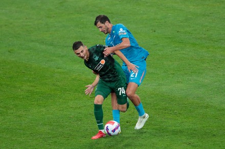 Football: Russian Premier League, FC Zenit v Krasnodar, Saint Petersburg, Russia - 07 Aug 2021