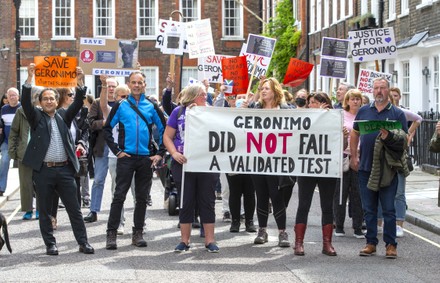 Protest to save Geronimo, Westminster, London, UK - 09 Aug 2021