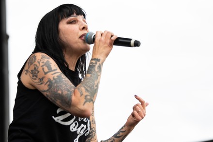 Bif Naked Performs Live On Stage Editorial Stock Photo - Stock Image