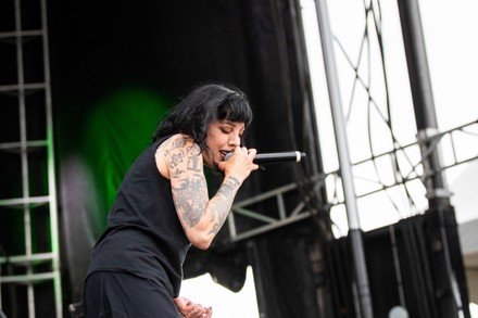 Bif Naked Performs Live On Stage Editorial Stock Photo - Stock Image
