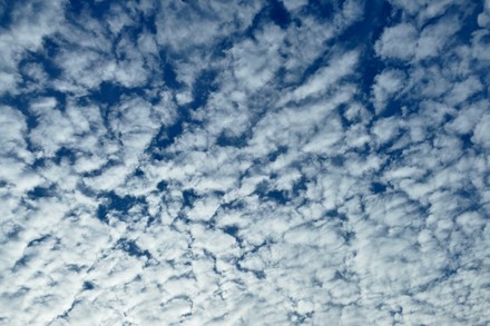 Altocumulus Cloud Formations Over Ancient Woodlands Editorial Stock ...