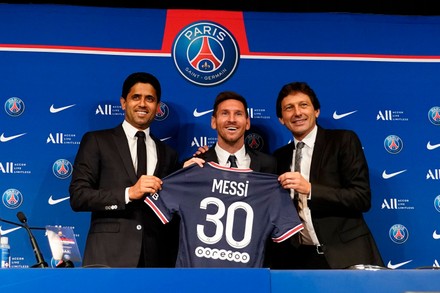 Lionel Messi Press Conference, Football, Parc des Princes, Paris, France - 11 August 2021