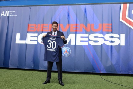 Lionel Messi - Presentation at Paris Saint-Germain, France - 11 Aug 2021