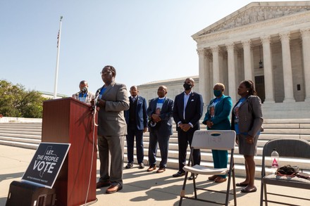 Voting rights press conference with family of John Lewis, United States Supreme Court, Washington, USA - 11 Aug 2021