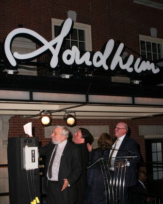 Stephen Sondheim Theatre dedication and marquee lighting ceremony, New York, America - 15 Sep 2010