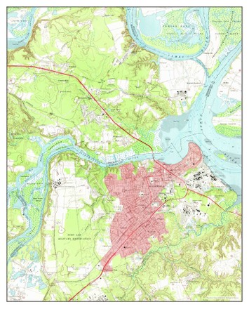 Usa Timeless Maps Hopewell Virginia Map Editorial Stock Photo - Stock ...