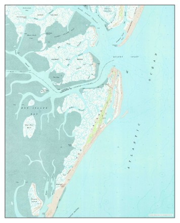 Usa Timeless Maps Quinby Inlet Virginia Editorial Stock Photo - Stock ...