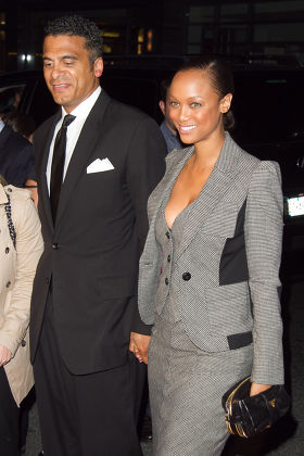 Tyra Banks Boyfriend John Utendahl Editorial Stock Photo - Stock Image
