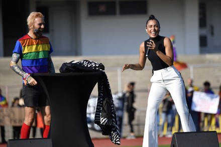 World Pride opening parade at Malmoe, Sweden - 12 Aug 2021