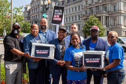 Voting rights petition delivery to the White House, The White House, Washington, USA - 12 Aug 2021