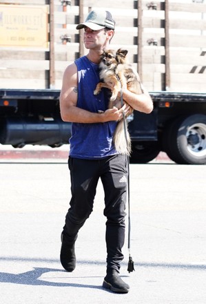 Sasha Farber and Emma Slater out for a coffee with dog, Los Angeles, California, USA  - 12 Aug 2021