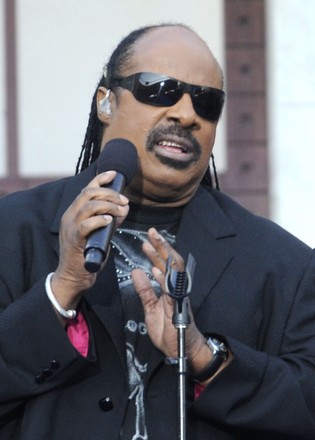 Singersongwriter Stevie Wonder Performs During Final Editorial Stock