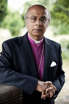 Bishop Michael Nazir-Ali in the grounds of the All Saints church in Orpington, Kent, Britain - 06 Jul 2010