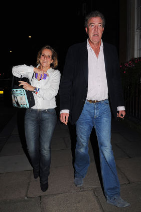 Jeremy Clarkson and wife Frances Catherine Cain out and about, London, Britain - 28 Sep 2010