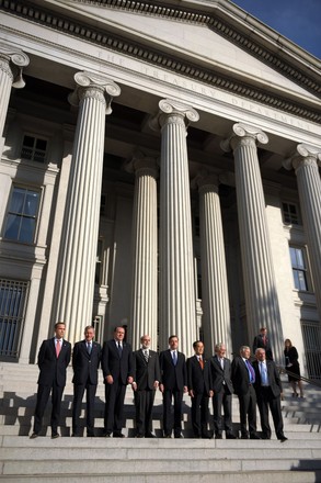 G7 Finance Ministers, Governors meet in Washington, District of Columbia - 10 Oct 2008