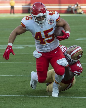 Kansas City Chiefs Fullback Michael Burton Editorial Stock Photo