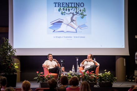 Luca Barbarossa autobiography presentation, Trentino D'autore, Comano Terme, Italy - 14 Aug 2021