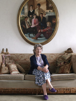 Julia Budwort, co-owner of The Lady magazine, at home in Suffolk, Britain - 29 Sep 2010