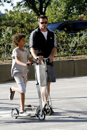 Hugh Jackman and son out and about, New York, America - 03 Oct 2010