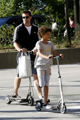 Hugh Jackman and son out and about, New York, America - 03 Oct 2010