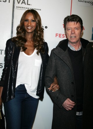 David Bowie Wife Iman Arrive Tribeca Editorial Stock Photo - Stock