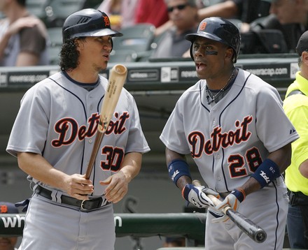 Detroit Tigers Magglio Ordonez L Curtis Editorial Stock Photo