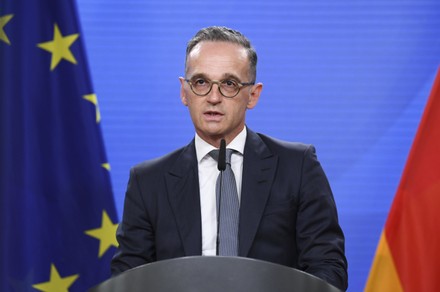 German Foreign Minister Heiko Maas press conference, Berlin, Germany ...