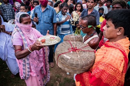 Manasa Puja Jhapan festival celebration in Jharkhand, East Singhbhum, India - 17 Aug 2021