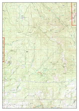 Usa Timeless Maps Larch Mountain Washington Editorial Stock Photo ...