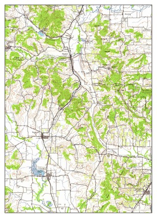 Usa Timeless Maps Yamhill Oregon Map Editorial Stock Photo - Stock