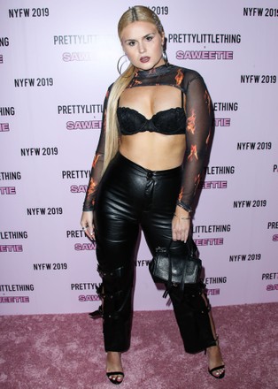 PrettyLittleThing x Saweetie - Arrivals - September 2019 - New York Fashion Week: The Shows, New York City, United States - 08 Sep 2019