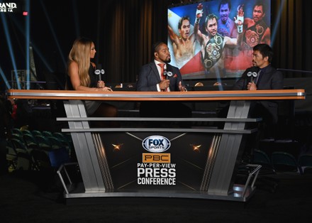 Manny Pacquiao and Yordenis Ugas Fox Sports PBC PPV press conference, Las Vegas, Nevada, USA - 18 Aug 2021