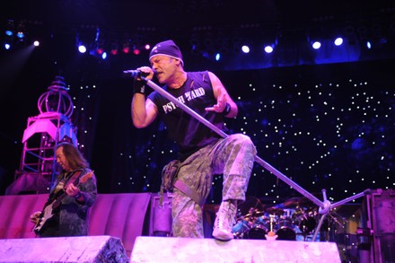 Iron Maiden performs on the Final Frontier tour at The BB&T Center, Sunrise, Florida, USA - 16 Apr 2011