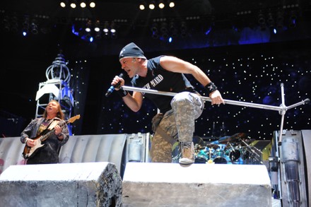 Iron Maiden performs on the Final Frontier tour at The BB&T Center, Sunrise, Florida, USA - 16 Apr 2011