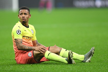 Gabriel Jesus Manchester City Reacts During Editorial Stock Photo ...