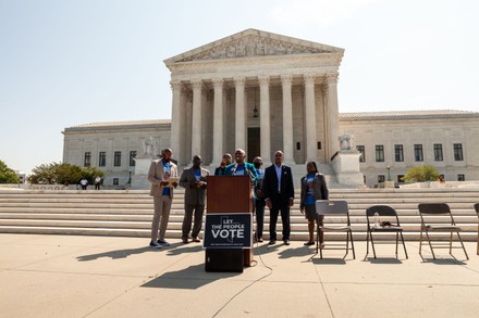 Voting Rights Press Conference With Family Of John Lewis, Washington, United States - 11 Aug 2021