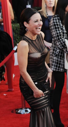 Actress Julia Louise_dreyfus Arrives 16th Annual Editorial Stock Photo