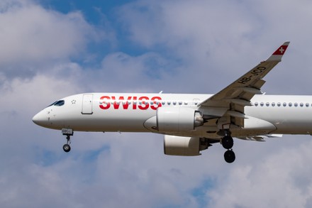 Swiss Bombardier CS300 - Airbus A220, London, United Kingdom - 29 Oct 2019