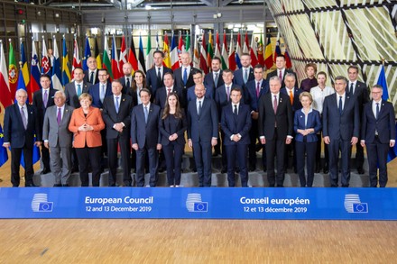 European Leaders at EU Council, Brussels, Belgium - 12 Dec 2019