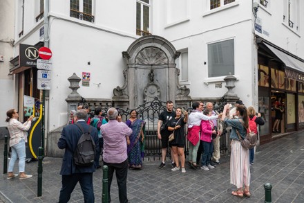 Manneken Pis The Urinating Boy Statue In Brussels, Belgium - 03 Jun 2019