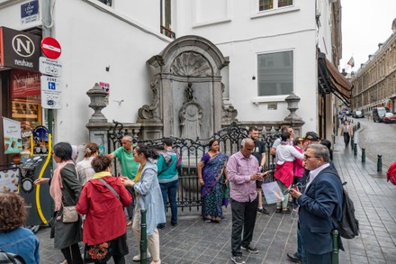 Manneken Pis The Urinating Boy Statue In Brussels, Belgium - 03 Jun 2019